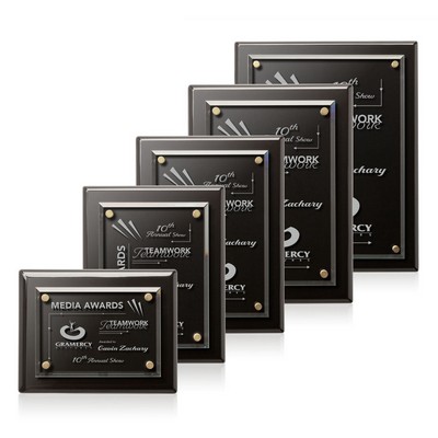 Caledon Plaque - Black/Gold